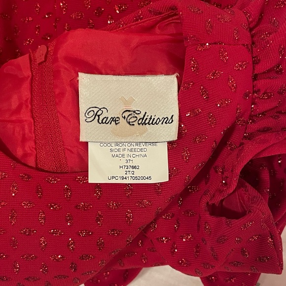 2T red sparkle dress - Picture 6 of 6